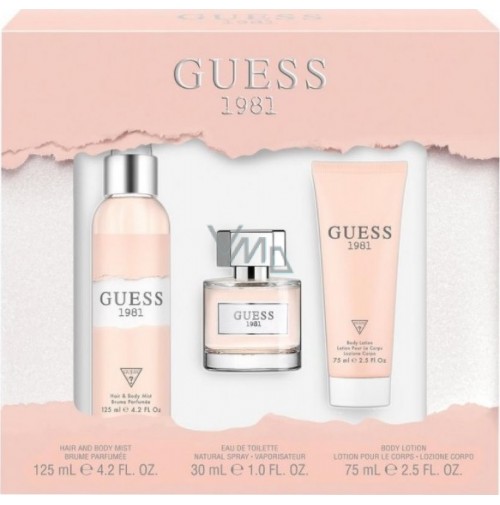 GUESS 1981 30ML GIFT SET 3PC FOR WOMEN BY GUESS